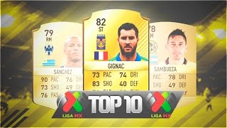 FIFA 17 UT  TOP 10 JUGADORES LIGA MX MEDIAS OFICIALES [upl. by Senaj]