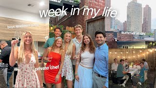 another week in my life  hiring a private chef cubs game amp apartment updates [upl. by Idnat]