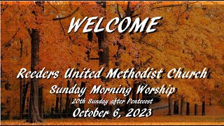 Reeders UMC Worship Service October 6 2024 [upl. by Slaby]