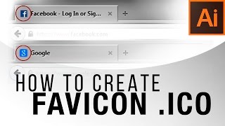 How To Create a Favicon ICO — Illustrator Tutorial [upl. by Notnroht876]