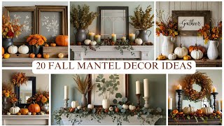 20 Fall Mantel Decor Ideas to Transform Your Space [upl. by Assir750]