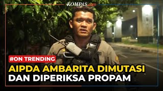 Viral Periksa Paksa Ponsel Warga Aipda Ambarita Dimutasi dan Diperiksa Propam [upl. by Bondie]