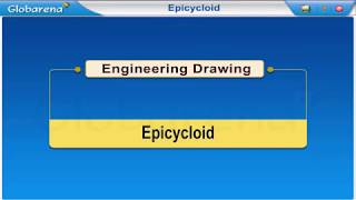 Engineering Drawing Conic section Epicycloid HIGH [upl. by Poree]