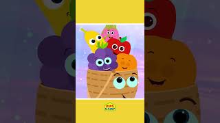 🍎 Canción de frutas deliciosas para niños 🍇 shorts cancionesinfantiles campoinfantil [upl. by Nylac16]