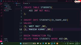 37 DBMS Transaction Rollback [upl. by Fairweather]