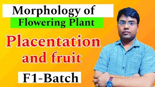 Morphology of flowering plant Placentation and fruit Neet Biology  Biology by Dr satish sir [upl. by Linnie]