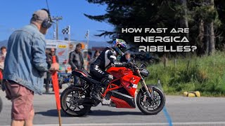 Cliffhanger Sprints on Energica Eva Ribelles [upl. by Nameerf81]