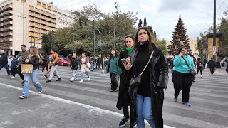 5 minutes in Syntagma square  Athens center [upl. by Anitsyrhk]