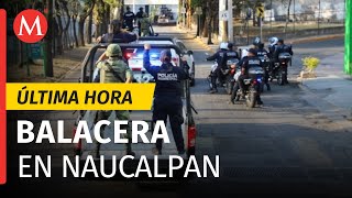 Reportan balacera en Naucalpan hay una persona sin vida [upl. by Eitsyrhc140]