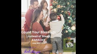 Count Your Blessings Instead of Sheep KARAOKE Jose Mari Chan YouKnow Music [upl. by Murrah]