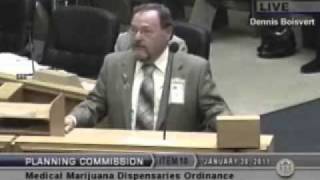 Dennis Boisvert testifies before the San Diego Planning Commission on Medical Marijuana Laws [upl. by Zerat]