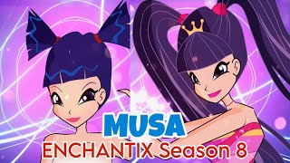 Winx club Musa season 8 Enchantix Old art  Winxclub  Fanmade [upl. by Liag427]