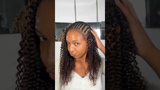 This is the flattest crochet hair I’ve ever used 🤩 crochet humanhair protectivestyles [upl. by Ettezzil]