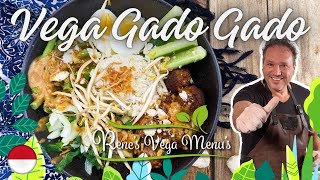 Makkelijk recept voor echte Indonesische Gado Gado [upl. by Ynehpets]