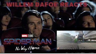 Willem Dafoe REACTS to SPIDERMAN NO WAY HOME trailer [upl. by Elyak431]