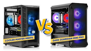 CoolerMaster MB311L VS DARK Guardian Mini Pro Case Comparision [upl. by Margherita]