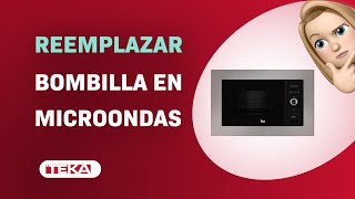 Cómo reemplazar la bombilla en tu microondas Teka MWE 225 FI [upl. by Anton]