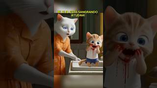 GATITO ESTÁ ENFERMO Y NADIE LO AYUDA💔 cat short viral shortviral gato historia gatito perro [upl. by Ylak126]