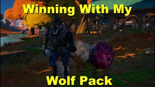 Winning With My Wolf Pack In Fortnite [upl. by Osman861]