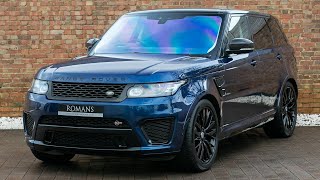 2017 Range Rover Sport 50 SVR  Balmoral Blue  Walkaround Interior amp Exhaust Sound  High Quality [upl. by Prima]