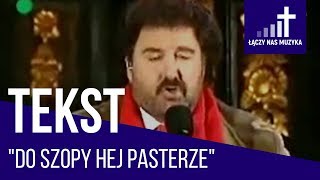 Do szopy hej pasterze  Krzysztof Krawczyk TEKST [upl. by Oscar]