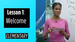 Elementary Levels  Lesson 1 Welcome [upl. by Evaleen]