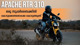 TVS Apache RTR 310 Malayalam Review [upl. by Nyltiak852]