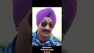 obsessed x rinkiya ke papa 🔥🔥 obsessed  rinkiya ke papa trending memes song [upl. by Misab]