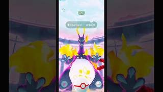 Getting Lucky With✨️Shiny Gigantamax Charizard Raid in pokemongo shorts pokemon shortsfeed [upl. by Ymmas83]