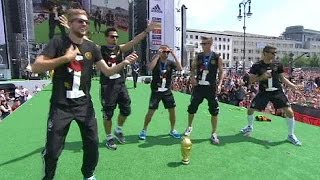 German football team celebrates World Cup victory [upl. by Belva]