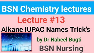 BSN Chemistry Lectures organic Chemistry Alkane [upl. by Olegnaleahcim618]