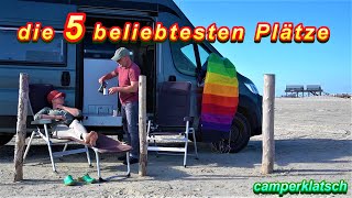 Mit dem Wohnmobil an den NordseeStrand 😍 🏖 TOP 5 Wohnmobilstellplätze 2021 🔥 alle neuen Infos hier [upl. by Aicarg]