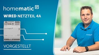 Homematic IP  Wired Netzteil 4A [upl. by Nivag808]