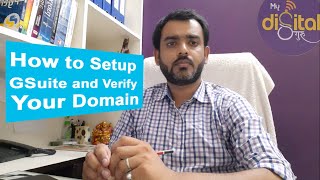 Setup Your Gsuite Account Complete Steps to Setup and verify your Domain for Gsuite [upl. by Nahtanoj]