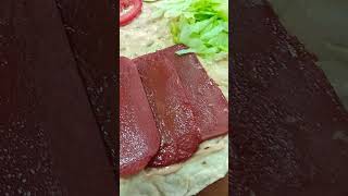 Luncheon meat egg omelette wrap trendingshorts satisfyingmycravings cooking [upl. by Ik243]