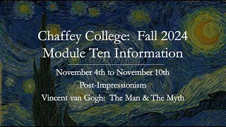 CHAFFEY COLLEGEMODULE TEN INFORMATIONFALL 2024 [upl. by Shotton]