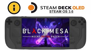 Black Mesa Necro Patch on Steam Deck OLED with Steam OS 36 [upl. by Nnor58]