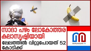 ആര്‍ട്ട് ലോകത്തെ വൈറല്‍ പഴത്തിന് ഒടുവില്‍ സംഭവിച്ചത്  taped Banana entitled quotComedian [upl. by Willabella]