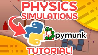 Physics Simulations With Python and PyMunk [upl. by Aitsirk62]