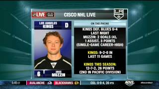 3613  Jake Muzzin On NHL Live [upl. by Ahsitam]