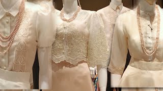 Filipiniana dresses gowns blousesBeautiful outfit [upl. by Bel]