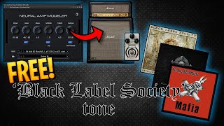 Neural Amp Modeler NAM  Black Label Society Zakk Wylde Tone FREE [upl. by Hanaj]