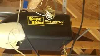 Wayne Dalton Classic Drive piece of junk Garage Door Opener Eyes Incorrect PT1 [upl. by Karita752]