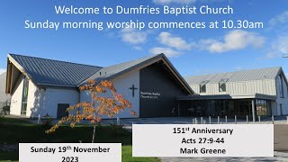 DBC Morning Worship 19th November 2023 [upl. by Panthia]