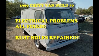 1969 Chevy Van Build 9 Replacing Fuse Block Light Dimmer Signal switches and Thermostat Housing [upl. by Saint208]