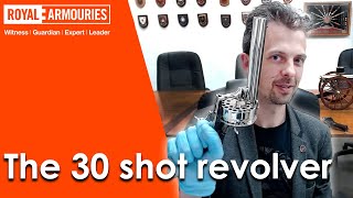 The 30 shot revolver Lefeuchaux pinfire revolver with firearms and weapon expert Jonathan Ferguson [upl. by Hephzipa932]