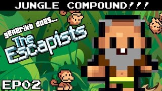 The Escapists Gameplay S04E02  quotOne Wrong Step amp BAMquot Jungle Compound [upl. by Fleischer]