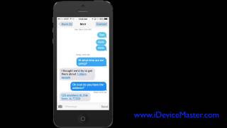 How to Copy or Forward Messages with iMessage in iOS 7 [upl. by Anamor]