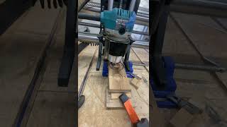 Cutting out small fridge mount bottle openers from a Kentucky bourbon barrel staves [upl. by Leor]