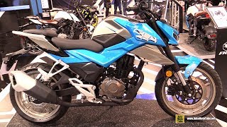 2019 FK Motors FK12 SF Street Fighter 125cc Bike  Walkaround  2018 EICMA Milan [upl. by Rance4]